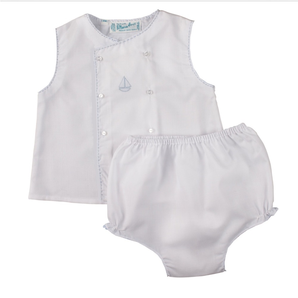 Feltman Brothers Heirloom Boys Diaper Set